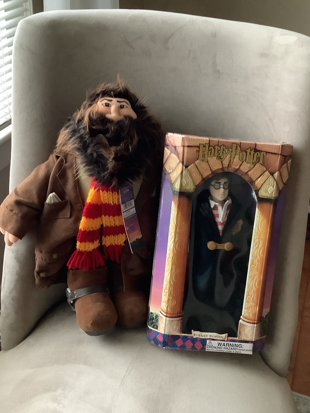 Warner Bros. Harry Potter and Hagrid stuffed toys